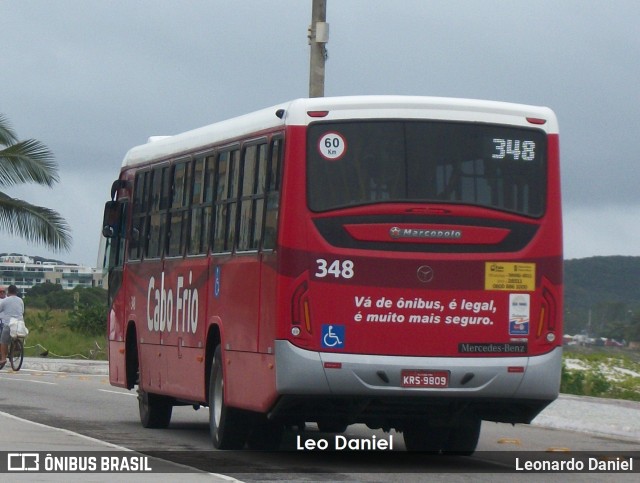 Auto Viação Salineira 348 na cidade de Cabo Frio, Rio de Janeiro, Brasil, por Leonardo Daniel. Número da foto: #5984063.