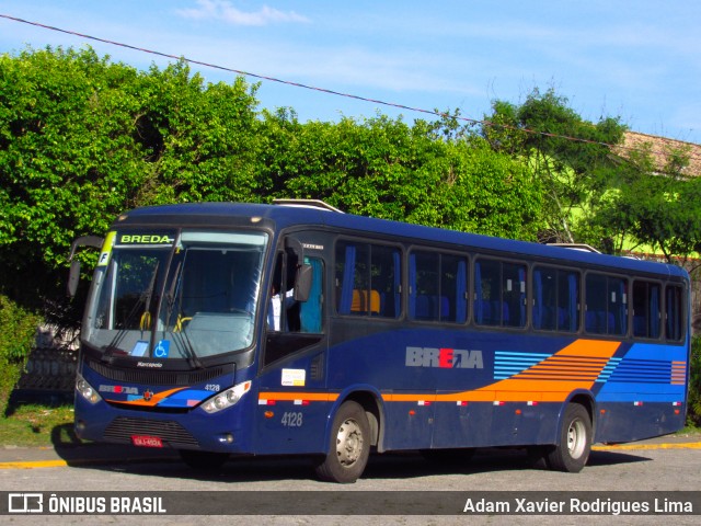 Breda Transportes e Serviços 4128 na cidade de Mongaguá, São Paulo, Brasil, por Adam Xavier Rodrigues Lima. ID da foto: 5983975.