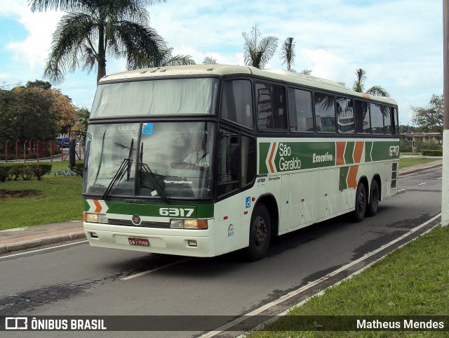 Cia. São Geraldo de Viação 6317 na cidade de Vitória, Espírito Santo, Brasil, por Matheus Mendes. Número da foto: #5985611.