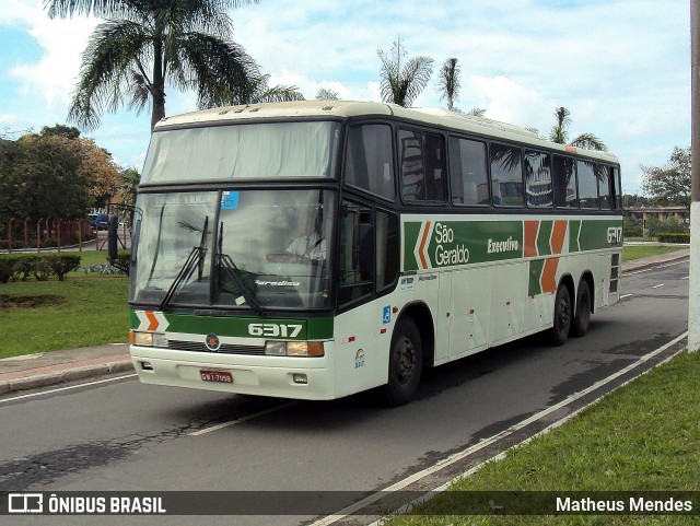 Cia. São Geraldo de Viação 6317 na cidade de Vitória, Espírito Santo, Brasil, por Matheus Mendes. ID da foto: 5985611.