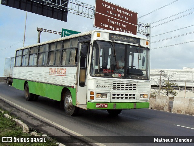 Trans Victor 0511 na cidade de Vitória, Espírito Santo, Brasil, por Matheus Mendes. ID da foto: 5985579.