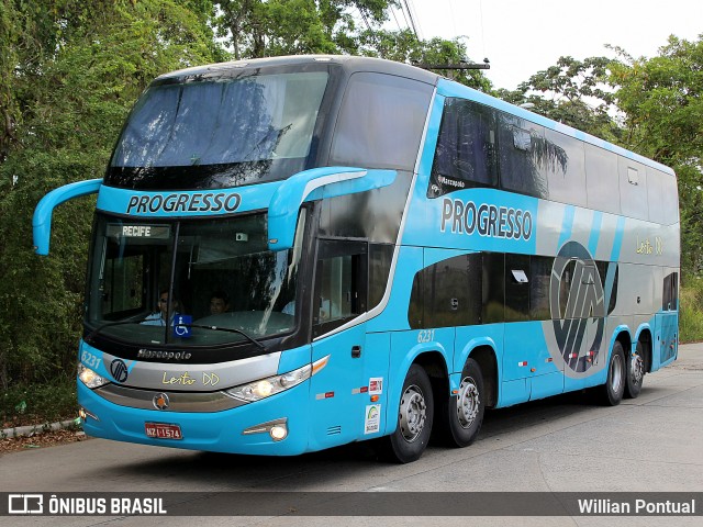 Auto Viação Progresso 6231 na cidade de Recife, Pernambuco, Brasil, por Willian Pontual. Número da foto: #5985774.