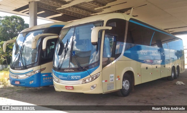 Viação Novo Horizonte 501211 na cidade de Teresina, Piauí, Brasil, por Ruan Silva Andrade. Número da foto: #5985111.