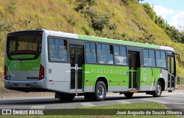 Viação Garcia 8435 na cidade de Piraí, Rio de Janeiro, Brasil, por José Augusto de Souza Oliveira. ID da foto: 5989052.