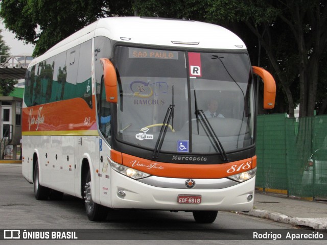 Viação Vale do Tietê 818 na cidade de São Paulo, São Paulo, Brasil, por Rodrigo  Aparecido. ID da foto: 5988668.