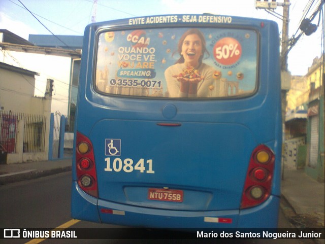 Concessionária Salvador Norte - CSN Transportes 10841 na cidade de Salvador, Bahia, Brasil, por Mario dos Santos Nogueira Junior. Número da foto: #5987825.