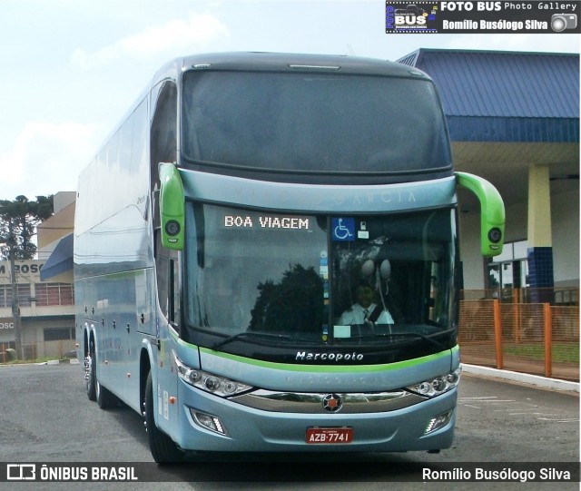 Viação Garcia 8451 na cidade de Rolândia, Paraná, Brasil, por Romílio Busólogo Silva . ID da foto: 5988814.