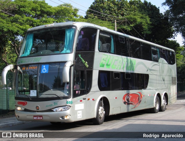 Eucatur - Empresa União Cascavel de Transportes e Turismo 4465 na cidade de São Paulo, São Paulo, Brasil, por Rodrigo  Aparecido. ID da foto: 6028508.