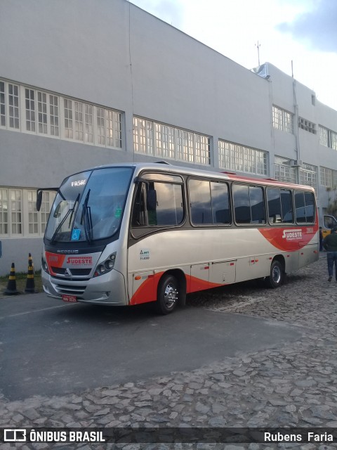 Sudeste Transporte e Turismo 2800 na cidade de Conselheiro Lafaiete, Minas Gerais, Brasil, por Rubens  Faria. Número da foto: #6029085.