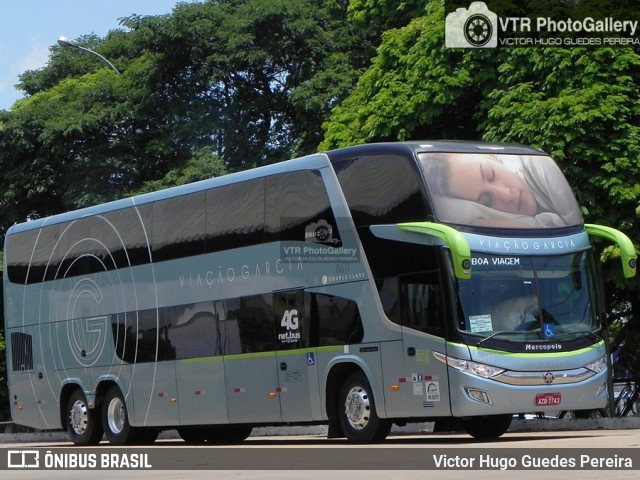 Viação Garcia 8611 na cidade de Maringá, Paraná, Brasil, por Victor Hugo Guedes Pereira. ID da foto: 6028836.