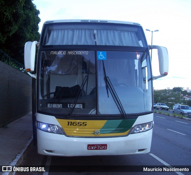 Empresa Gontijo de Transportes 11655 na cidade de Belo Horizonte, Minas Gerais, Brasil, por Maurício Nascimento. ID da foto: 6029805.