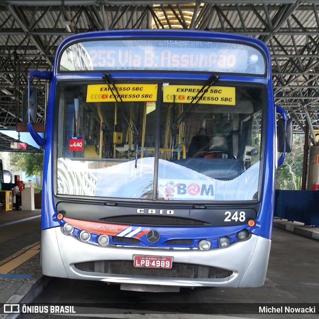 Expresso SBC 248 na cidade de São Bernardo do Campo, São Paulo, Brasil, por Michel Nowacki. ID da foto: 6029765.