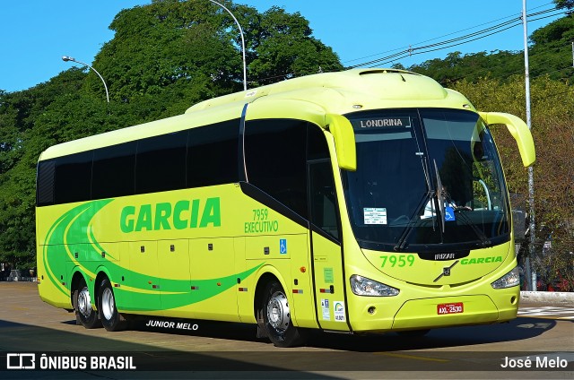 Viação Garcia 7959 na cidade de Maringá, Paraná, Brasil, por José Melo. ID da foto: 6029707.