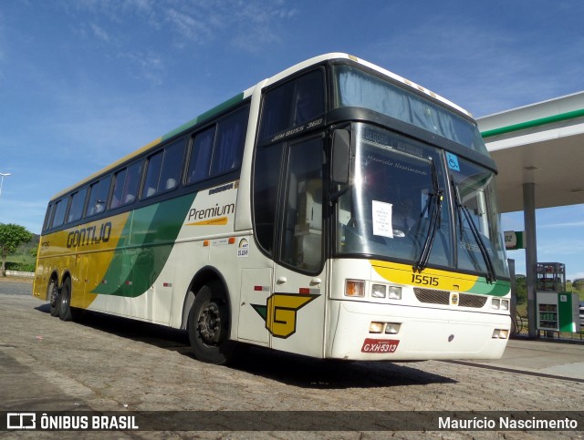 Empresa Gontijo de Transportes 15515 na cidade de João Monlevade, Minas Gerais, Brasil, por Maurício Nascimento. ID da foto: 6029718.