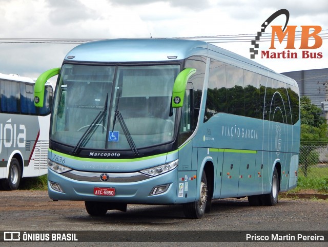 Viação Garcia 7636 na cidade de Campinas, São Paulo, Brasil, por Prisco Martin Pereira. Número da foto: #6043664.