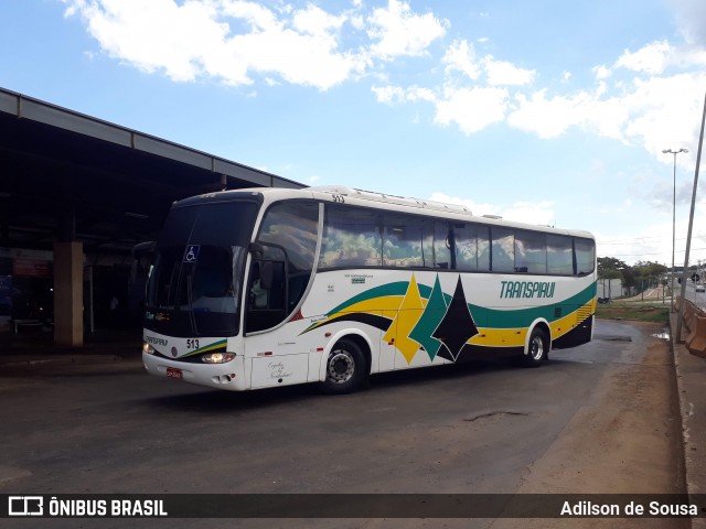 Viação Transpiauí 513 na cidade de Taguatinga, Distrito Federal, Brasil, por Adilson de Sousa. Número da foto: #6044591.