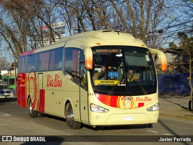 Buses Bio Bio 317 na cidade de Chillán, Ñuble, Bío-Bío, Chile, por Javier Ferrada. ID da foto: 6044165.