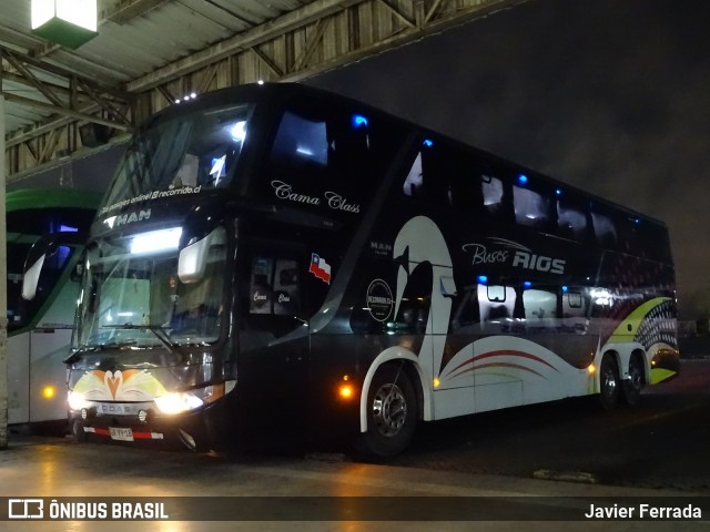 Buses Rios 350 na cidade de Chillán, Ñuble, Bío-Bío, Chile, por Javier Ferrada. ID da foto: 6044157.