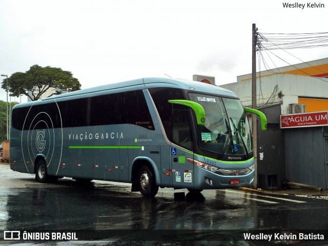 Viação Garcia 8443 na cidade de Sorocaba, São Paulo, Brasil, por Weslley Kelvin Batista. ID da foto: 6043936.