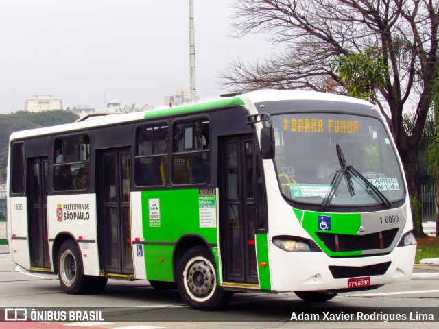 Transcooper > Norte Buss 1 6090 na cidade de São Paulo, São Paulo, Brasil, por Adam Xavier Rodrigues Lima. ID da foto: 6046012.