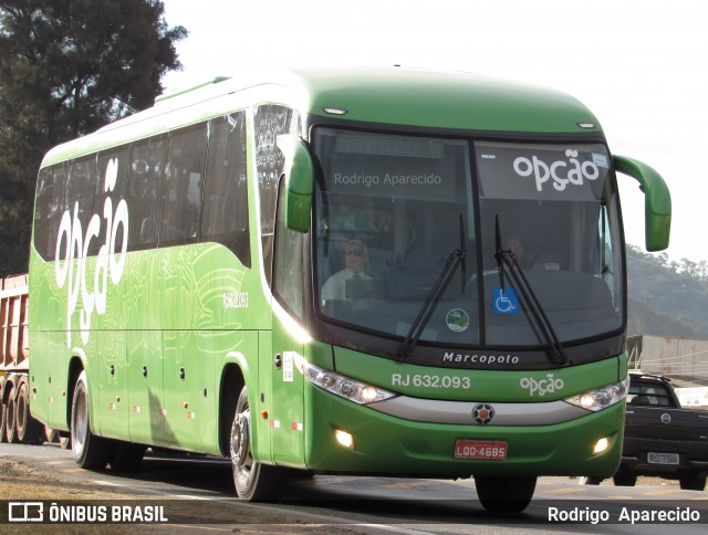 Opção Fretamento e Turismo RJ 632.093 na cidade de Conselheiro Lafaiete, Minas Gerais, Brasil, por Rodrigo  Aparecido. Número da foto: #6045620.