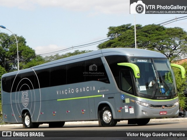 Viação Garcia 8154 na cidade de Maringá, Paraná, Brasil, por Victor Hugo Guedes Pereira. Número da foto: #6046064.