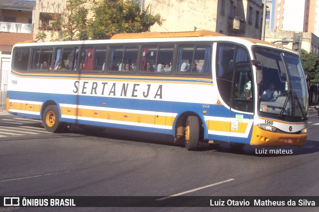 Viação Sertaneja 1560 na cidade de Belo Horizonte, Minas Gerais, Brasil, por Luiz Otavio Matheus da Silva. ID da foto: 6046035.