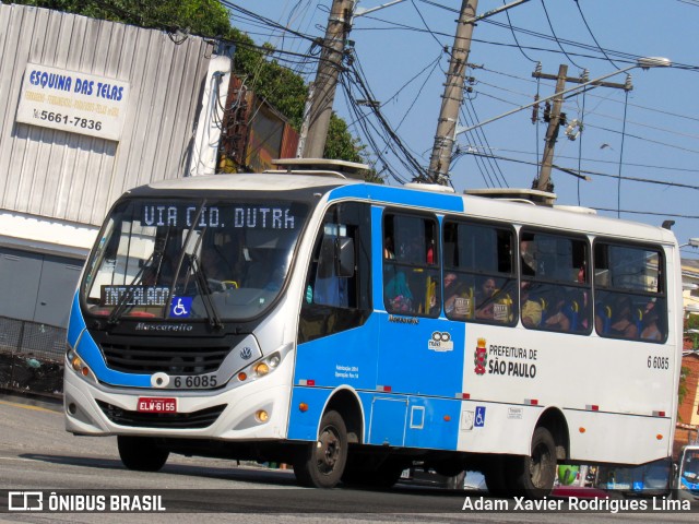 Transwolff Transportes e Turismo 6 6085 na cidade de São Paulo, São Paulo, Brasil, por Adam Xavier Rodrigues Lima. Número da foto: #6045920.
