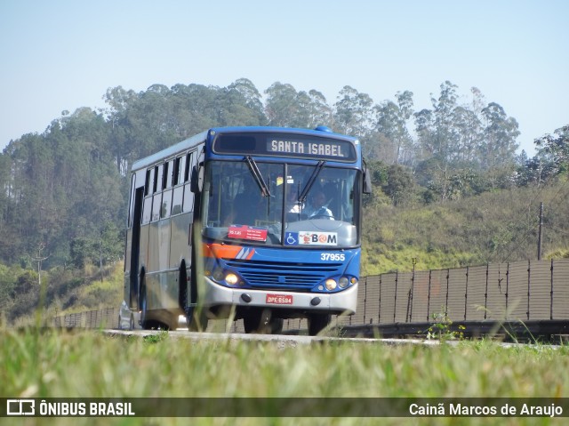 Empresa de Ônibus Pássaro Marron 37.955 na cidade de Santa Isabel, São Paulo, Brasil, por Cainã Marcos de Araujo. Número da foto: #6048641.