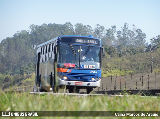 Empresa de Ônibus Pássaro Marron 37.955 na cidade de Santa Isabel, São Paulo, Brasil, por Cainã Marcos de Araujo. ID da foto: 6048641.