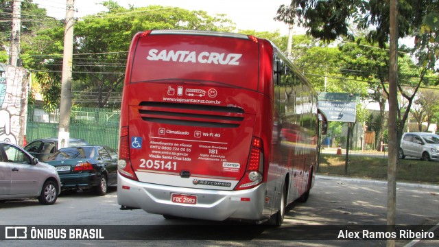 Viação Santa Cruz 205141 na cidade de São Paulo, São Paulo, Brasil, por Alex Ramos Ribeiro. Número da foto: #6047326.