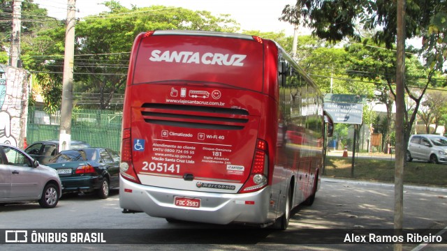 Viação Santa Cruz 205141 na cidade de São Paulo, São Paulo, Brasil, por Alex Ramos Ribeiro. ID da foto: 6047326.