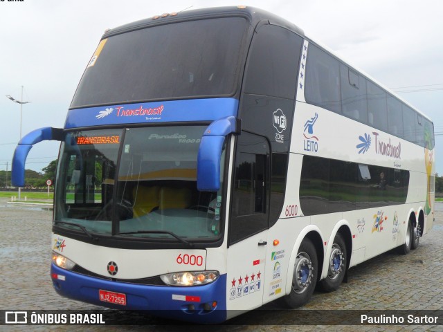 Transbrasil Turismo 6000 na cidade de Araquari, Santa Catarina, Brasil, por Paulinho Sartor. ID da foto: 6047554.