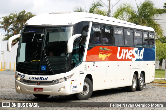 Unesul de Transportes 5542 na cidade de Balneário Camboriú, Santa Catarina, Brasil, por Felipe Navas Geraldo Moura . ID da foto: 6048340.