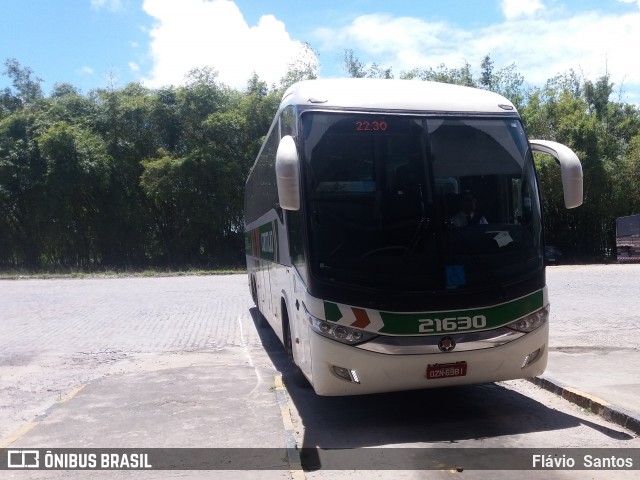 Empresa Gontijo de Transportes 21630 na cidade de Cruz das Almas, Bahia, Brasil, por Flávio  Santos. Número da foto: #6047779.