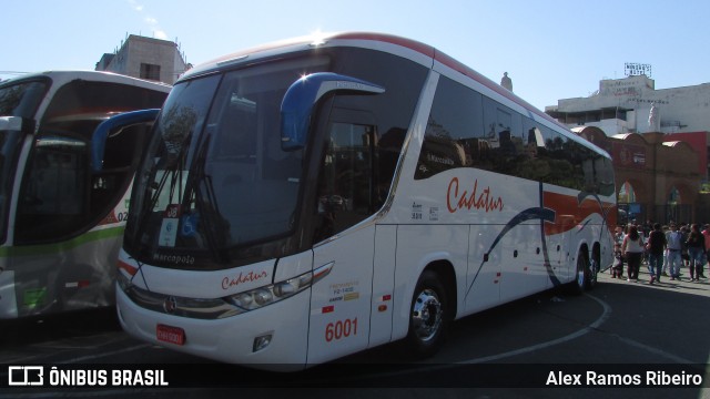 Cadatur Transportes e Turismo 6001 na cidade de Aparecida, São Paulo, Brasil, por Alex Ramos Ribeiro. ID da foto: 6047343.