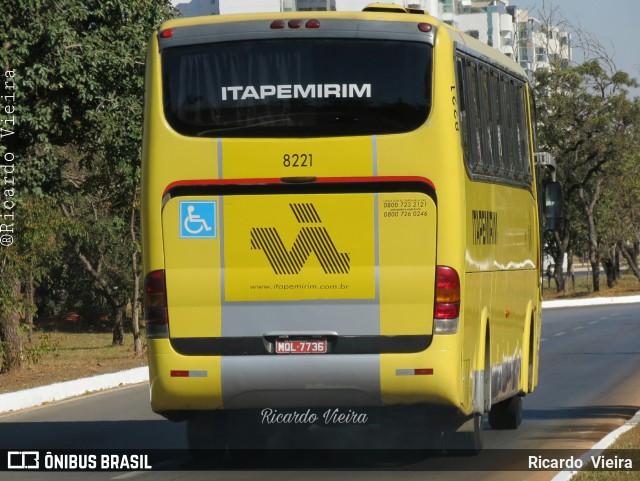 Viação Itapemirim 8221 na cidade de Brasília, Distrito Federal, Brasil, por Ricardo Vieira. Número da foto: #6047059.