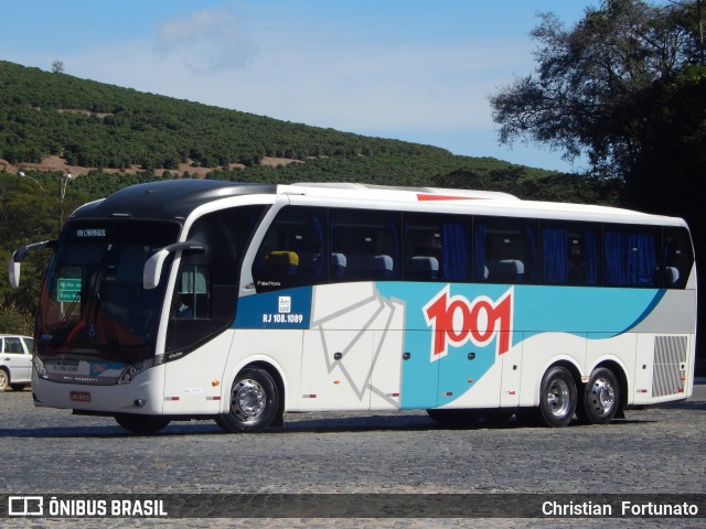 Auto Viação 1001 RJ 108.1089 na cidade de Manhuaçu, Minas Gerais, Brasil, por Christian  Fortunato. Número da foto: #6049009.