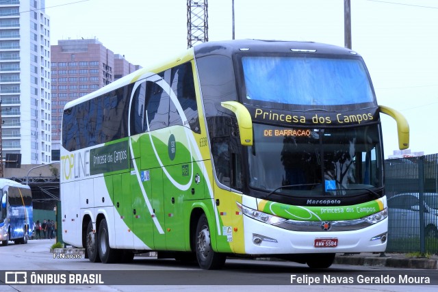 Expresso Princesa dos Campos 6338 na cidade de São Paulo, São Paulo, Brasil, por Felipe Navas Geraldo Moura . ID da foto: 6049781.