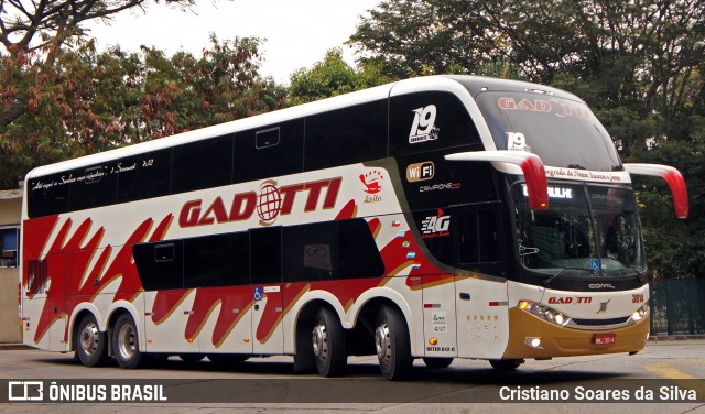 Auto Viação Gadotti 3014 na cidade de São Paulo, São Paulo, Brasil, por Cristiano Soares da Silva. ID da foto: 6049204.