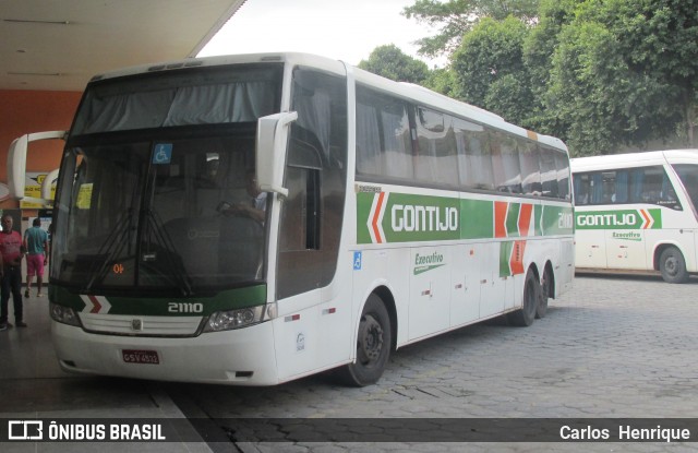 Empresa Gontijo de Transportes 21110 na cidade de Governador Valadares, Minas Gerais, Brasil, por Carlos  Henrique. ID da foto: 6049984.