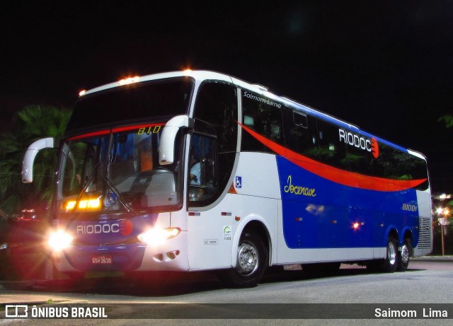 Viação Riodoce 81001 na cidade de Vitória, Espírito Santo, Brasil, por Saimom  Lima. ID da foto: 6049075.