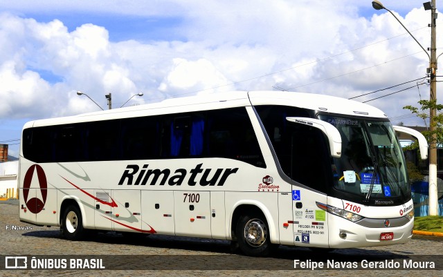 Rimatur Transportes 7100 na cidade de Balneário Camboriú, Santa Catarina, Brasil, por Felipe Navas Geraldo Moura . Número da foto: #6049825.