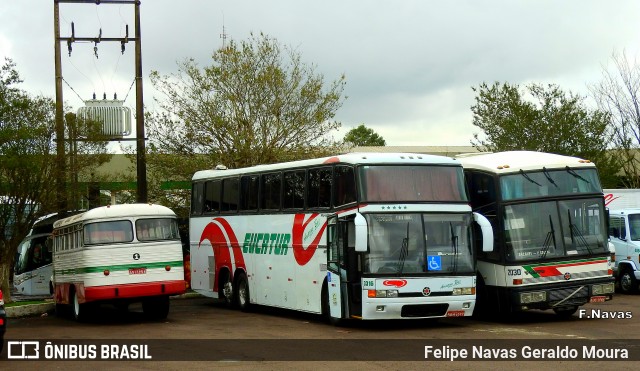 Eucatur - Empresa União Cascavel de Transportes e Turismo 3316 na cidade de Cascavel, Paraná, Brasil, por Felipe Navas Geraldo Moura . Número da foto: #6049667.