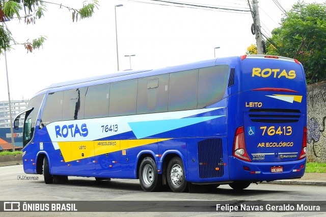 RodeRotas - Rotas de Viação do Triângulo 76413 na cidade de São Paulo, São Paulo, Brasil, por Felipe Navas Geraldo Moura . Número da foto: #6049879.