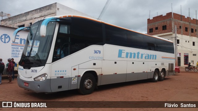 Emtram 3670 na cidade de Barra da Estiva, Bahia, Brasil, por Flávio  Santos. Número da foto: #6051764.