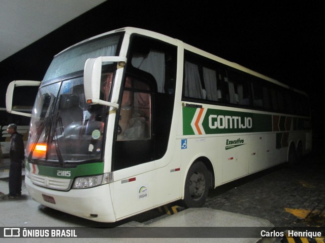 Empresa Gontijo de Transportes 21115 na cidade de Jequié, Bahia, Brasil, por Carlos  Henrique. Número da foto: #6050519.