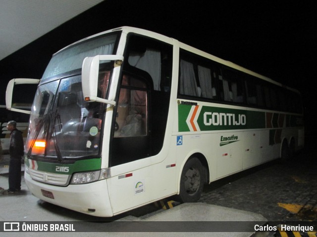 Empresa Gontijo de Transportes 21115 na cidade de Jequié, Bahia, Brasil, por Carlos  Henrique. ID da foto: 6050519.