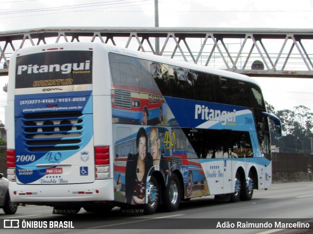 Pitangui Turismo 7000 na cidade de Belo Horizonte, Minas Gerais, Brasil, por Adão Raimundo Marcelino. ID da foto: 6053217.