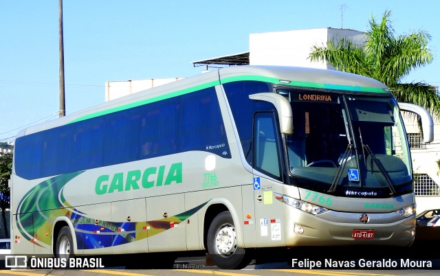 Viação Garcia 7766 na cidade de Londrina, Paraná, Brasil, por Felipe Navas Geraldo Moura . Número da foto: #6053595.